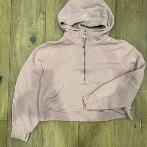 lululemon athletica Dusty Pink Half-Zip Hoodie